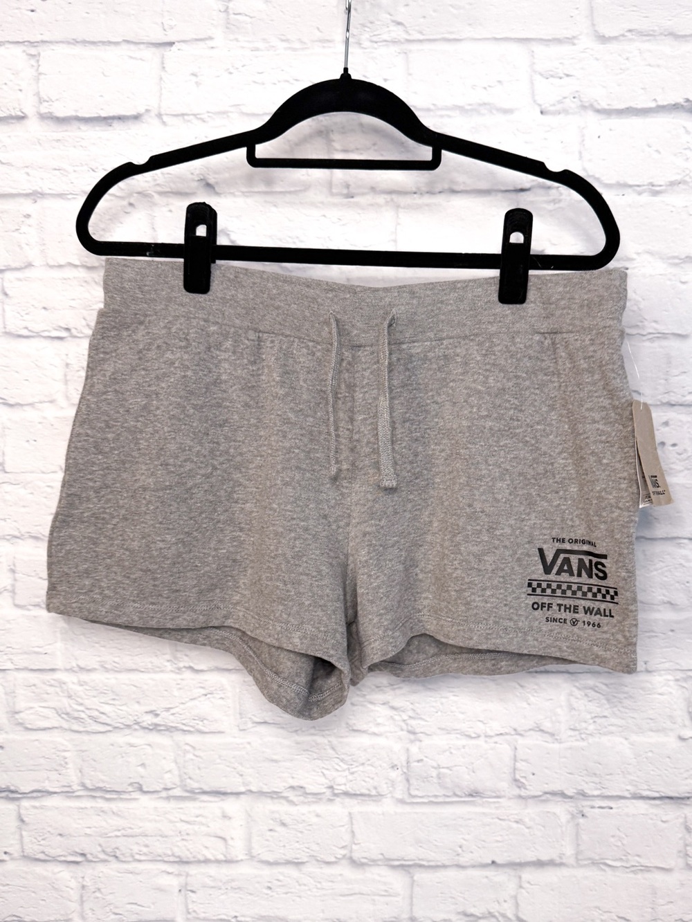 New Vans Logo Athletic Shorts “Off The Wall” Gray